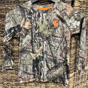 Carhartt-Mossy Oak, Toddler, Size:4T, Long‎ Sleeve Polyester Shirt